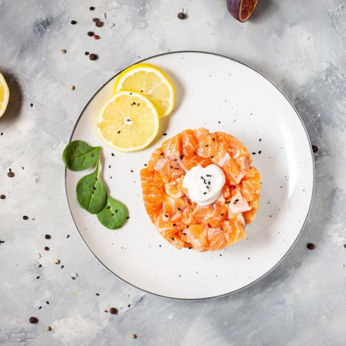  image de Carpaccio de saumon citronné