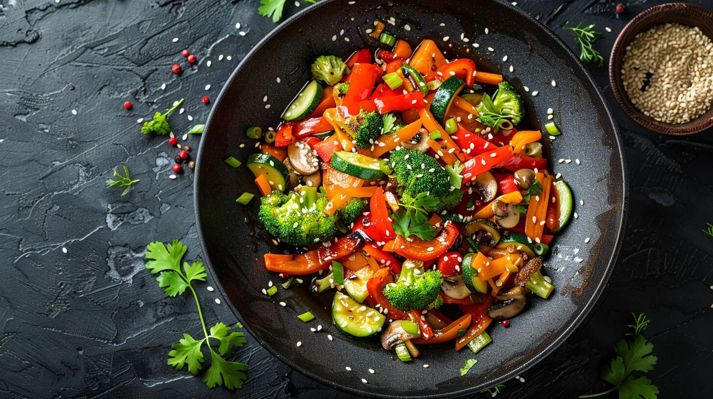  image de Wok de légumes sautés